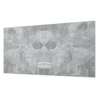 Panel ścienny Heksagonalna mozaika w stylu geometrycznym