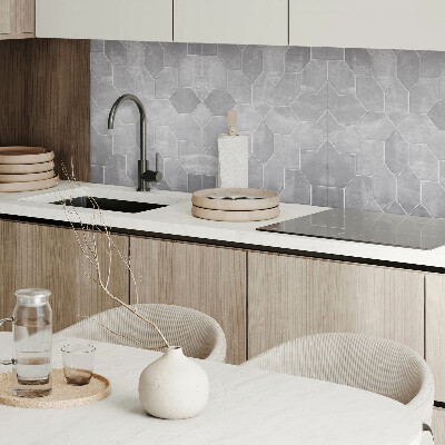 Panel ścienny Heksagonalna mozaika w stylu geometrycznym
