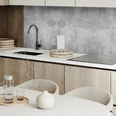 Panel ścienny Heksagonalna mozaika w stylu geometrycznym