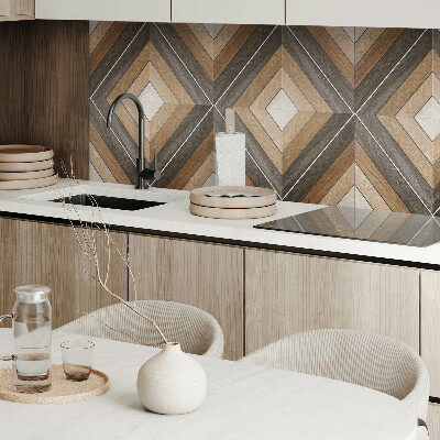 Panel ścienny Geometryczne romby w stylu nowoczesnym