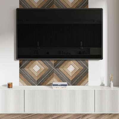 Panel ścienny Geometryczne romby w stylu nowoczesnym