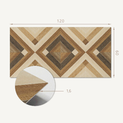 Płyta na ścianę Kratkowy motyw geometryczny
