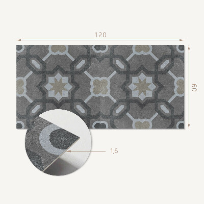 Panel ścienny Wzór kafli w stylu geometrycznym