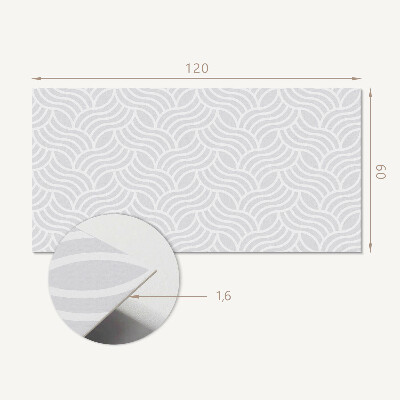 Panel ścienny Harmonia fal w dynamicznym wzorze
