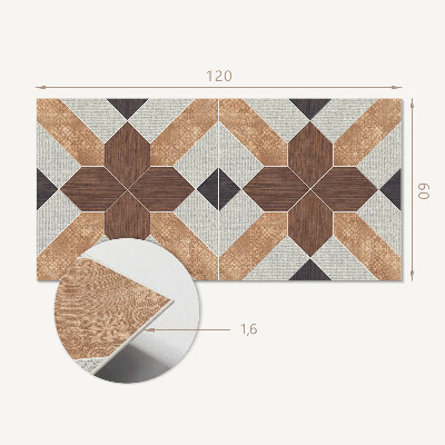 Panel winylowy Geometria w nowoczesnym wydaniu