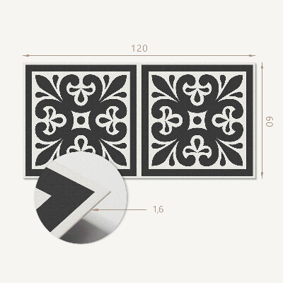 Panel ścienny Motyw z wyszukanymi detalami