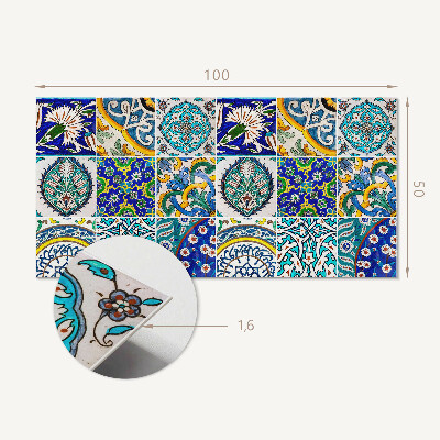 Panel ścienny Mozaikowe wzory ceramiczne