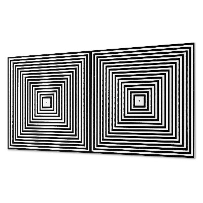 Panel winylowy Wzór koncentrycznych linii w kwadratach