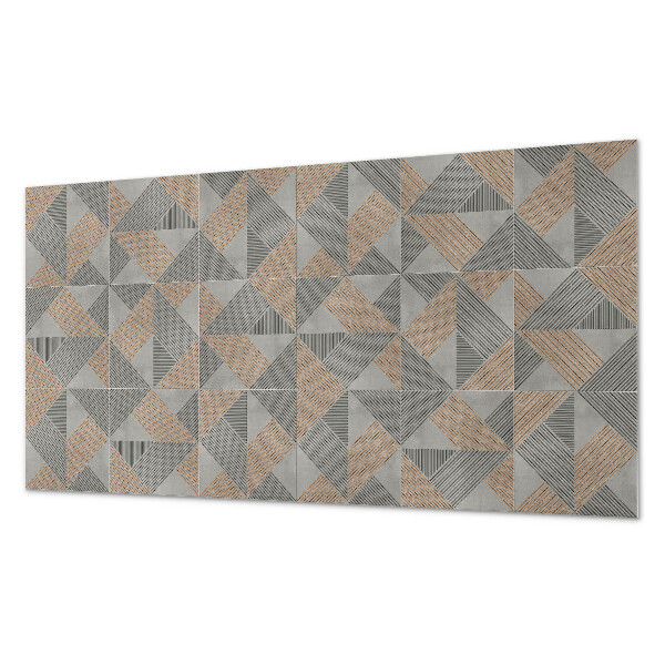 Panel ścienny Trójkątny motyw geometryczny