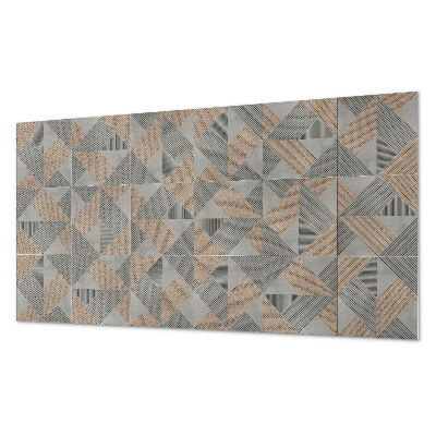 Panel ścienny Trójkątny motyw geometryczny