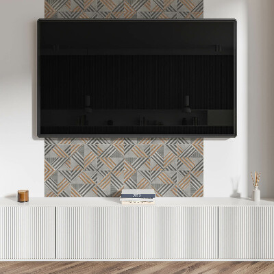 Panel ścienny Trójkątny motyw geometryczny