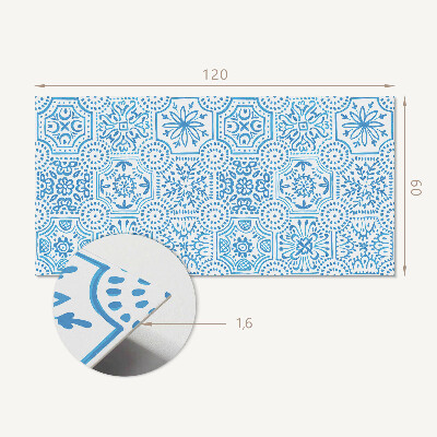 Panel winylowy Kratkowane wzory ceramiczne