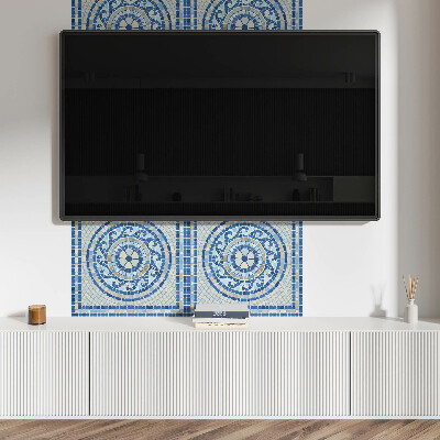 Panel winylowy Mozaika w kolorach nieba