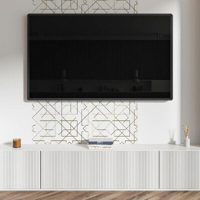 Panel ścienny Abstrakcyjny motyw linii geometrycznych