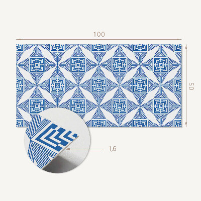 Panel winylowy Wzór siatki w geometrycznych kształtach