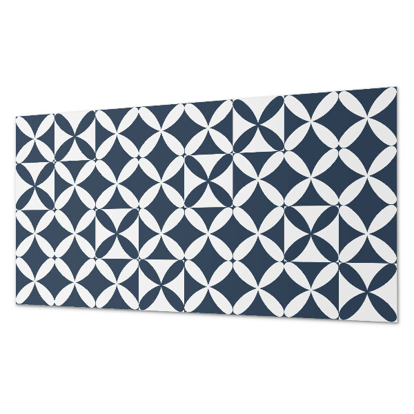 Panel ścienny Kwiatowy motyw w geometrycznych kształtach