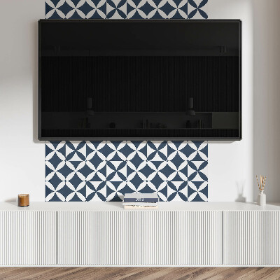 Panel ścienny Kwiatowy motyw w geometrycznych kształtach