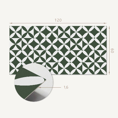 Panel winylowy Wzór w geometryczną szachownicę