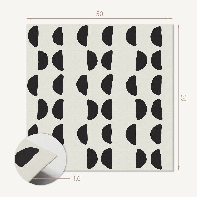 Panel dekoracyjny Półksiężycowy design w abstrakcyjnej formie