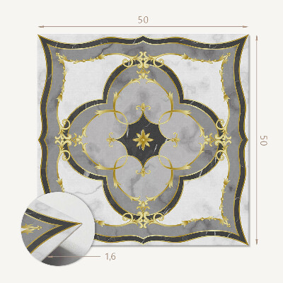 Płyta na ścianę Wytworny design z bogatymi zdobieniami
