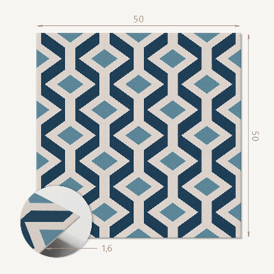 Panel dekoracyjny Wzór rombów w stylu geometrycznym