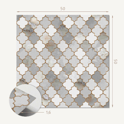 Panel ścienny Geometria w stylu mozaikowym