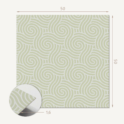 Panel dekoracyjny Dynamiczny wzór spiralnych fal