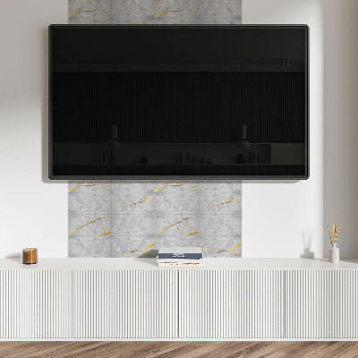 Okładzina ścienna Marmurowy design z eleganckim akcentem