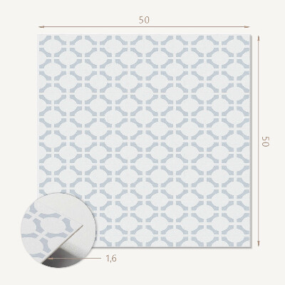 Panel ścienny Abstrakcyjne owalne kształty w geometrii