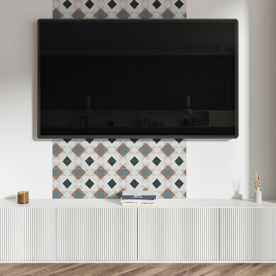 Panel ścienny Geometria w kaflowym stylu