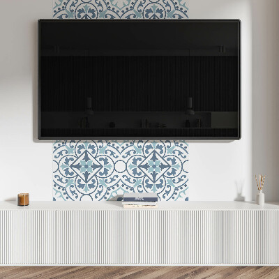 Panel dekoracyjny Kwiatowe wzory w eleganckich ornamentach