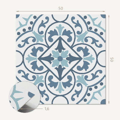 Panel dekoracyjny Kwiatowe wzory w eleganckich ornamentach