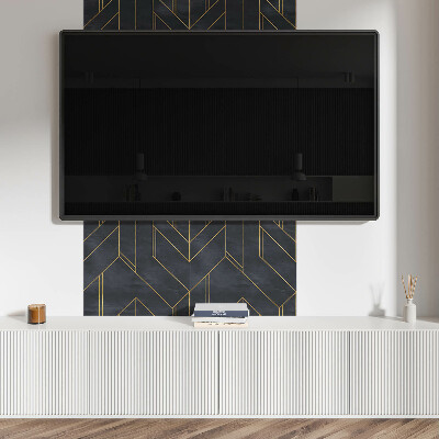 Panel ścienny Linie w abstrakcyjnej geometrii