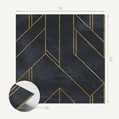 Panel ścienny Linie w abstrakcyjnej geometrii