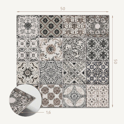 Panel dekoracyjny Stylowe Wzory z Epoki Vintage