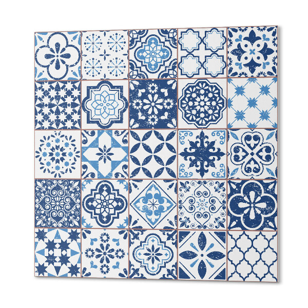 Panel ścienny Geometryczne desenie kaflowe