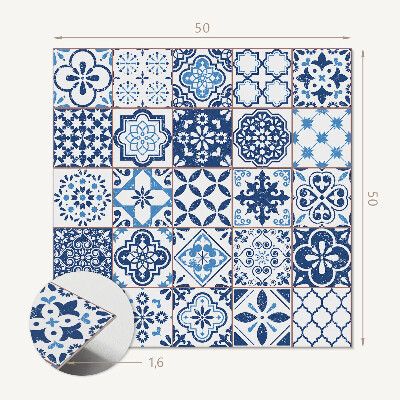 Panel ścienny Geometryczne desenie kaflowe