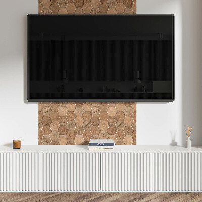 Panel ścienny Geometria heksagonalnych płytek