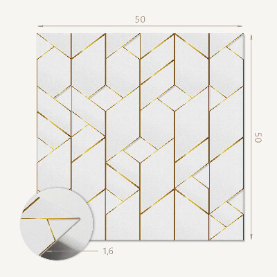 Płyta na ścianę Abstrakcyjny wzór linii w geometrycznym stylu