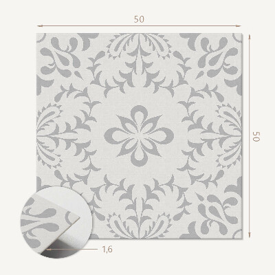 Płyta na ścianę Florystyczny design z wyrazistymi detalami