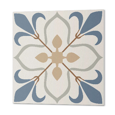Płyta na ścianę Liściasty kwiatowy design