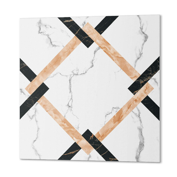 Panel dekoracyjny Marmurowe desenie w geometrycznym stylu