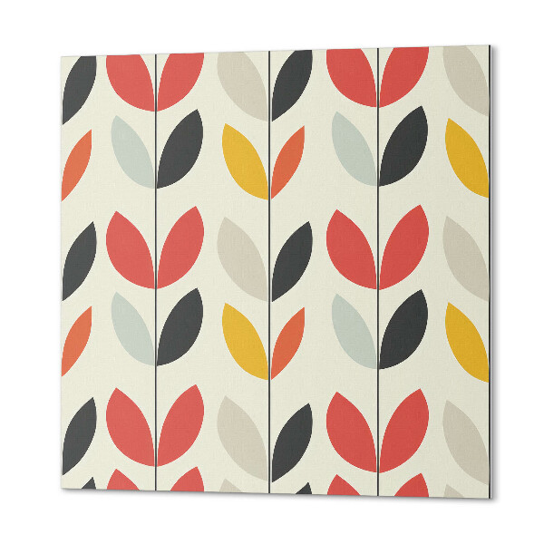 Płyta na ścianę Liściowy design