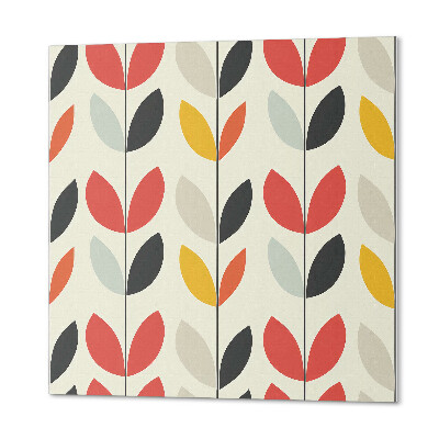 Płyta na ścianę Liściowy design