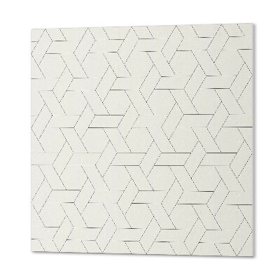 Płyta na ścianę Geometryka w heksagonalnym stylu