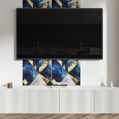 Panel dekoracyjny Wzory geometryczne w barwach