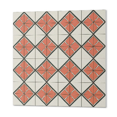 Płyta na ścianę Stylowy geometryczny motyw rombów