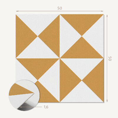 Okładzina ścienna Trójkątny wzór w geometrycznym stylu