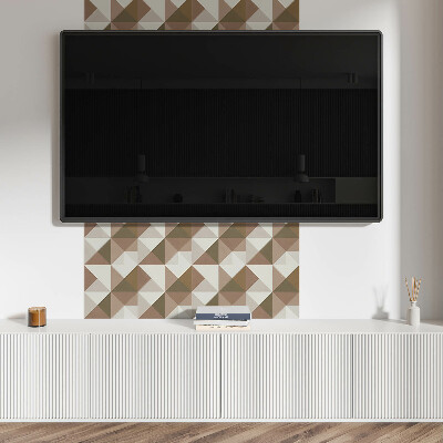 Panel ścienny Abstrakcyjna geometria trójkątów