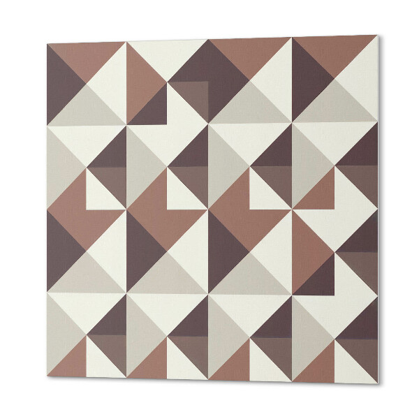 Płyta na ścianę Geometria trójkątów w unikalnym designie